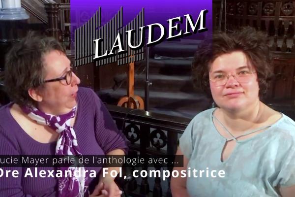 Lucie Mayer (LAUDEM) parle de l'anthologie avec Dre Alexandra Fol